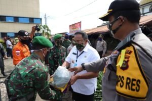 Bupati Muba Luncurkan Gerakan Bhakti Sosial Polda Sumsel Peduli Covid-19