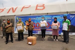 Giliran TP PKK Sumbang APD dan Ribuan Masker ke Pemprov