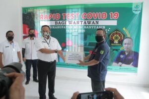Dodi Reza Fasilitasi Rapid Test Bagi Warga dan Wartawan