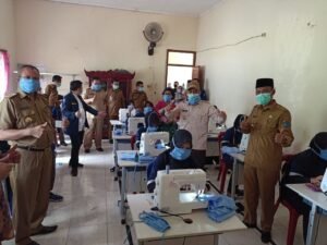 Ribuan Masker "Made in BLK OKI" Siap Disebar