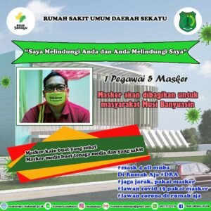DRA bersama Penjahit di Muba Buat 10ribu Masker