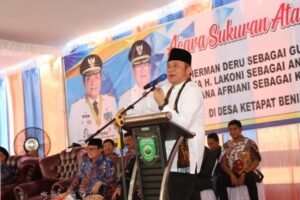 Gubernur Herman Deru Gelontorkan Rp 20 Miliar Perbaikan Infrastruktur di Muratara