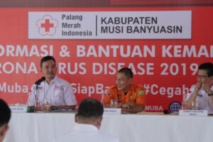 PMI Muba Bentuk Posko Informasi dan Bantuan Kemanusiaan Dampak Covid-19