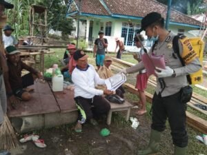 Personil Polres Mura Gencar Sebar Maklumat Kapolri