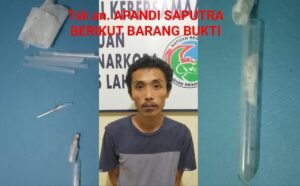 Selundupkan Narkoba ke Tahanan, Apandi Dibekuk Petugas