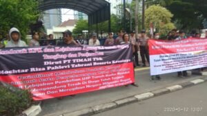 PT Timah Tbk Diguncang Masalah, Jarsi 98 Tuntut Pecat dan Tangkap Direktur Utama