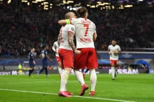 Tekuk Tottenham 3-0, Leipzig ke Perempat Final Champions