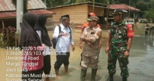 Sungai Bungin dan Kungku Meluap, Belasan Rumah di Jayaloka Terendam