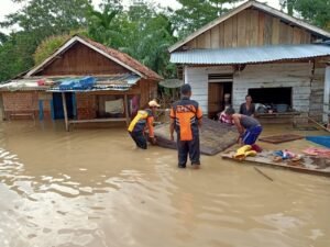 Giliran Sungai Musi Meluap, Tiga Kecamatan Musi Rawas "Dikepung"&nbsp; Banjir
