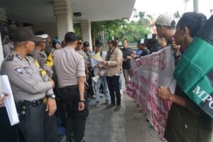 Gelar Aksi Damai, HMI MPO Kritisi Kinerja Pemkot Palembang