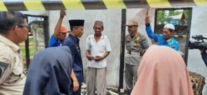 Kunjungi Korban Kebakaran Lebung Batang, Wabup OKI Minta Korban Bersabar