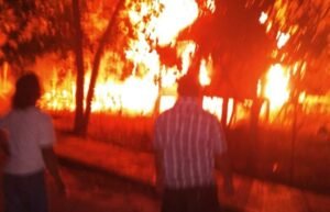 Kebakaran Rumah Knock Down Teluk Gelam Diduga Disabotase