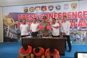 Polres Pagaralam Amankan Tiga Pengedar Sabu