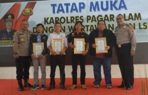 Polres Pagaralam Jalin Sinergitas antara Insan Pers dan LSM