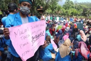Giliran Mahasiswa Pagaralam Unjuk Rasa Menentang RKUHP