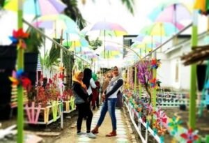 Sulap Semak Jadi Wisata, Rainbow Garden Lalan Ramai Pengunjung
