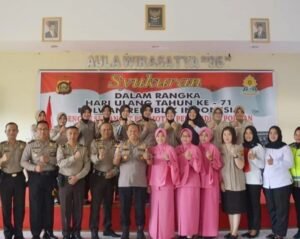 Kapolres Pagaralam Gelar Syukuran HUT Polwan ke 71