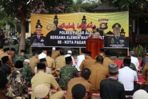 Berharap Hujan, Polres Pagaralam Gelar Sholat Istisqo