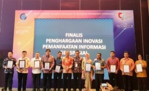 Palembang Terima Penghargaan Inovasi Geospasial dengan Aplikasi Sidak