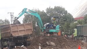 Perbaikan Jalan di Stadion Segitiga Emas Kayuagung Diduga Proyek Siluman