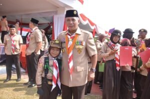 Alifa Gadis Cilik Pemimpin Upacara Hari Pramuka Hafal Alqur&rsquo;an Bercita-cita Jadi Polwan