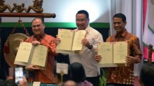 Gubernur Erzaldi, Mentan dan Mendes PDTT RI, ‘MoU’ Sinergi PRUKADES