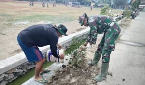 TNI Pelopori Penghijauan di Desa Sasaran TMMD