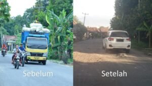 Jalan Sepucuk-Simpang Kijang Dulu Mulus Kini Rusak Parah oleh Proyek Tol