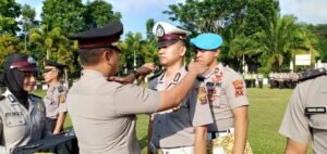 17 Anggota Polres Pagaralam Naik Pangkat