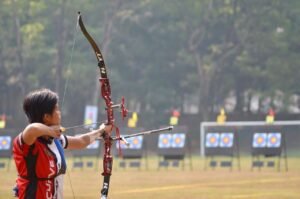 Kupek Shinta Ikuti Kejuaraan Panahan Olimpiade Militer di Tiongkok