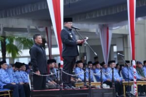 Bupati Dodi Reza Alex &nbsp;Pimpin langsung Upacara Hari Lahir Pancasila