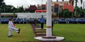 Meski Libur, ASN OKI Masih Ramai Ikuti Upacara 1 Juni