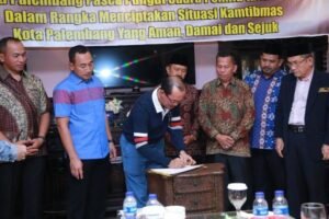 Bahas Pemilu 2019, Walikota Palembang Gelar Rapat Forkopimda