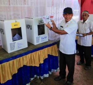 Usai Nyoblos, Bupati OKI Lanjut Pantau Pemilu