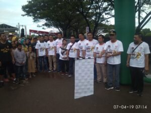 Ratusan Peserta Ikuti Kegiatan Pemilu Run KPU OKI