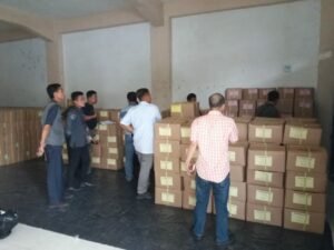 1187 Kotak Surat Suara Tiba di KPU OKU