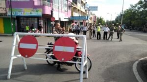 Jalan Mayor Ruslan Lahat Diuji coba Satu Jalur