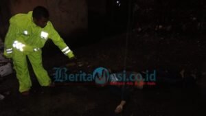 Gempar, Warga Lahat Temukan Mayat di Badan Jalan