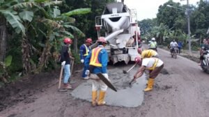 Jalur SP Padang-Palembang Diperbaiki