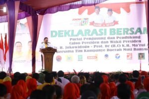 Dodi Reza Deklarasikan Dukungan untuk Jokowi-Ma&rsquo;ruf di Kabupaten Muba