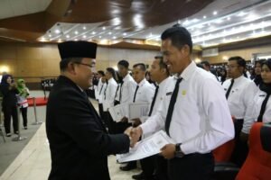 155 CPNS Muba Dilantik dan Diambil Sumpah Jabatan