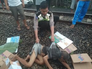 Disambar KA Baalludin Tewas di TKP