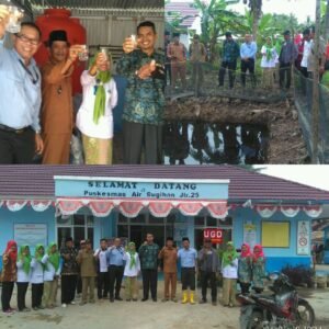 OKI Pulp Atasi Persoalan Air Bersih di Puskesmas Jalur 25 Air Sugihan