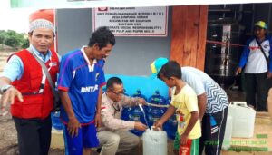 OKI Pulp Resmikan Unit Pengelolan Air di Desa Simpang Heran