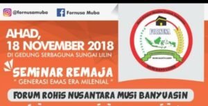 Fornusa MUBA Gelar Seminar Remaja Muslim