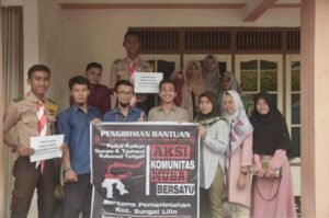 Komunitas MUBA Bersatu Serahkan Donasi Melalui ACT SUMSEL dan Yatim Mandiri Palembang