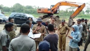 Puluhan Tambang Pasir Ilegal di Kabupaten OKI Disegel