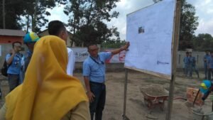 PT OKI Pulp Bangun Rumah Pintar di Air Sugihan