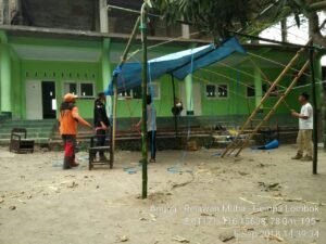 Ini Cara Relawan MUBA Bantu Masyarakat Lombok