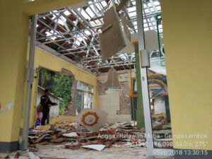 Relawan Muba Lakukan Pemetaan Wilayah Korban Gempa Lombok